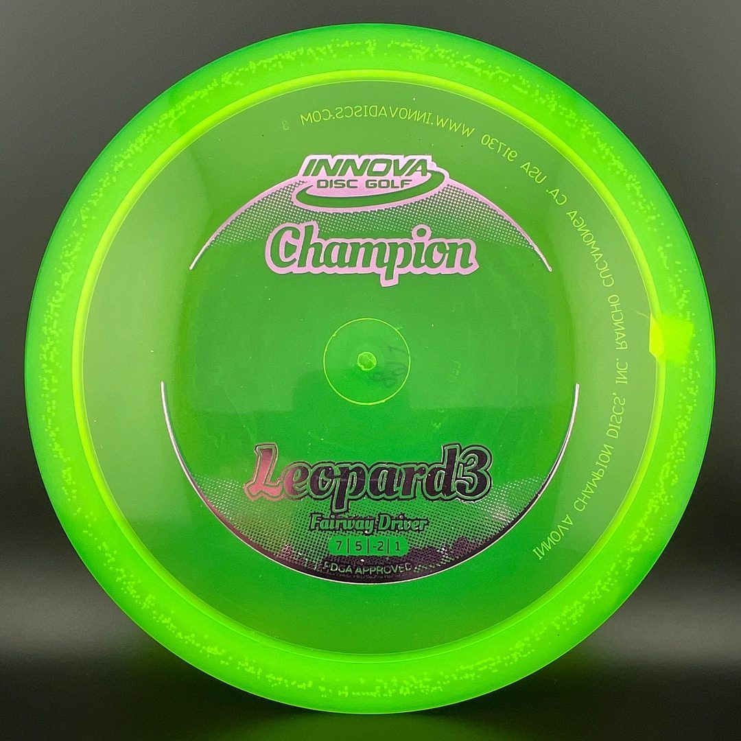 Innova Champion Leopard3 Disque de Golf - Jaune Dayglow