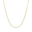 18k Yellow Gold Diamond Cut Cable Link Chain - 1.10 mm