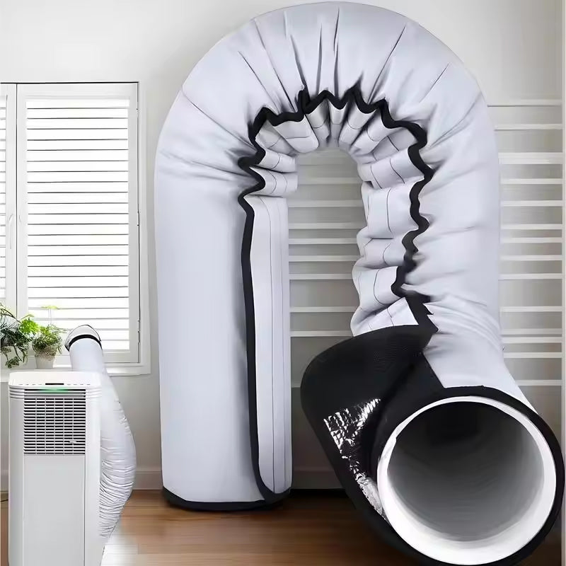 Housse isolante pour tuyau de climatisation premium - Protecteur de conduit réutilisable