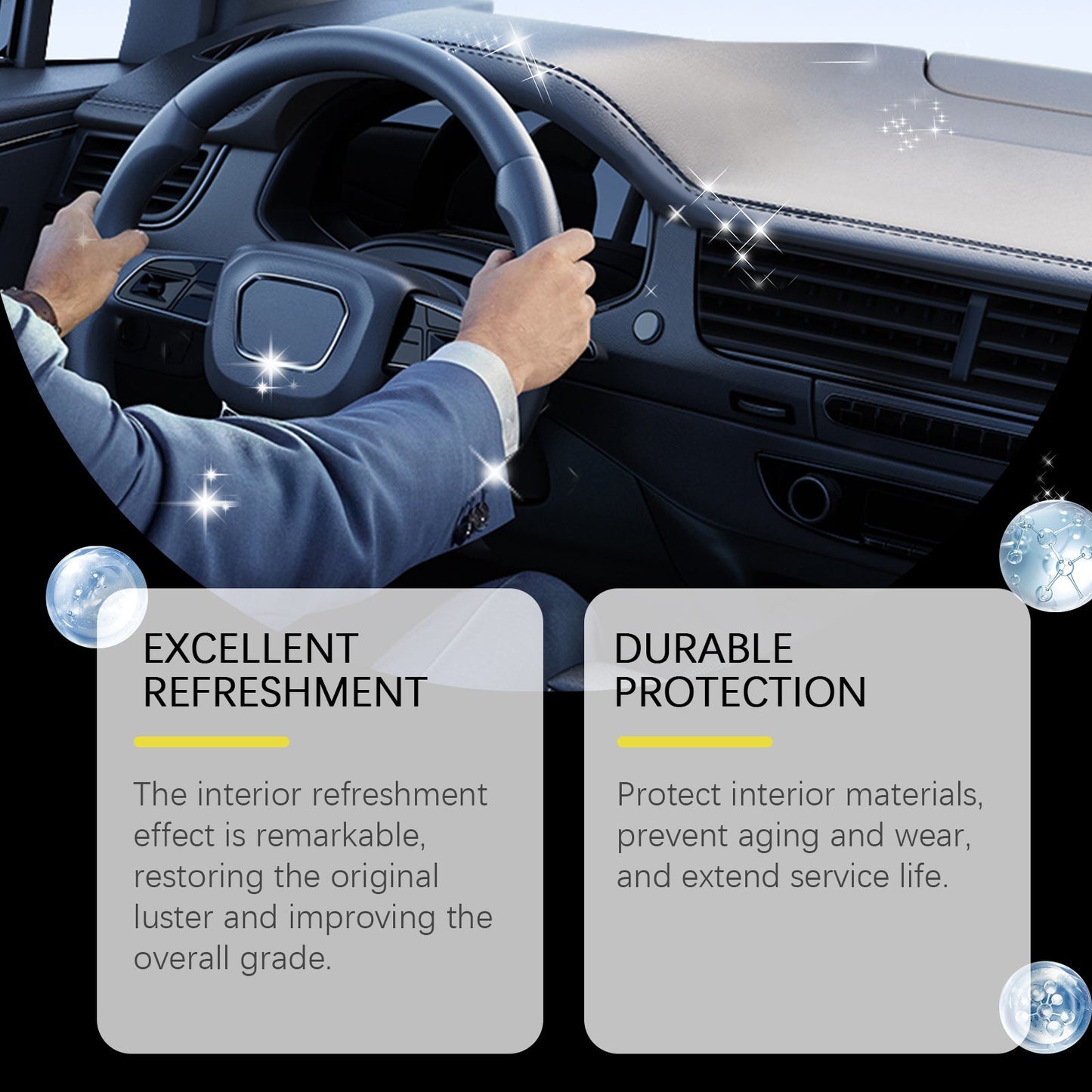 Premium Multi-Functional Interior Cleaner for Vehicles