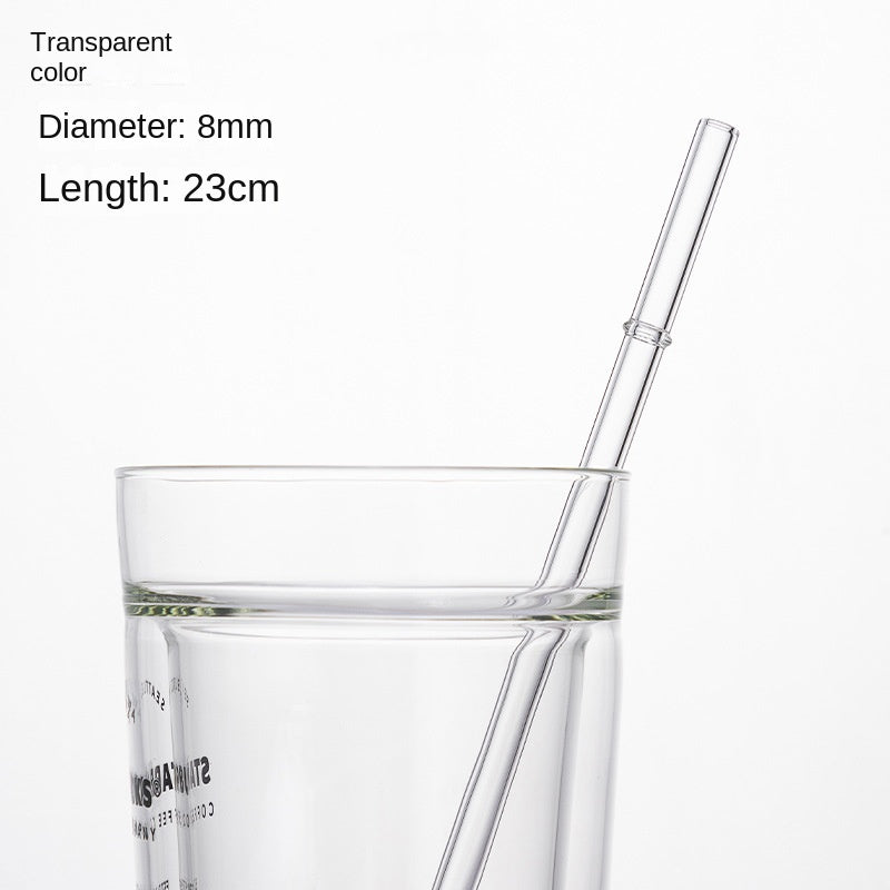 Eco-Friendly High Borosilicate Glass Straw - Customizable & Durable
