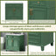30 inch uncovered bathroom vanity with soft closed door, limited to solid wood frame bathroom storage cabinet green - Korvel