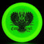 Glow Construct - Disque de Golf Disc Owl Stamp