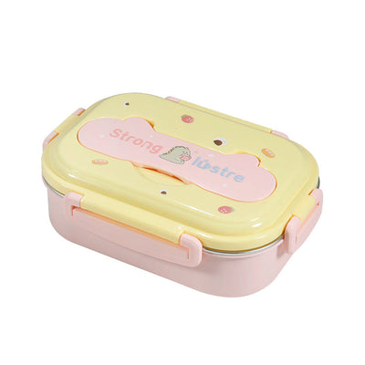 Food grade 304 stainless steel insulation compartment lunch box lunch box - Korvel