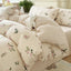 Juego de Ropa de Cama Jacquard de Cuatro Piezas de Doble Gasa