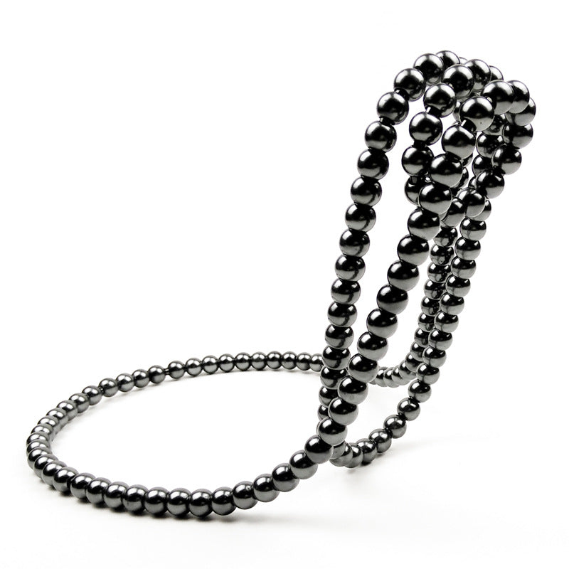 Pearl Necklace Stainless Steel Wine Rack Wine Pedestal Clamp Holder Suspension Champagne Whisky Small Ornaments - Korvel