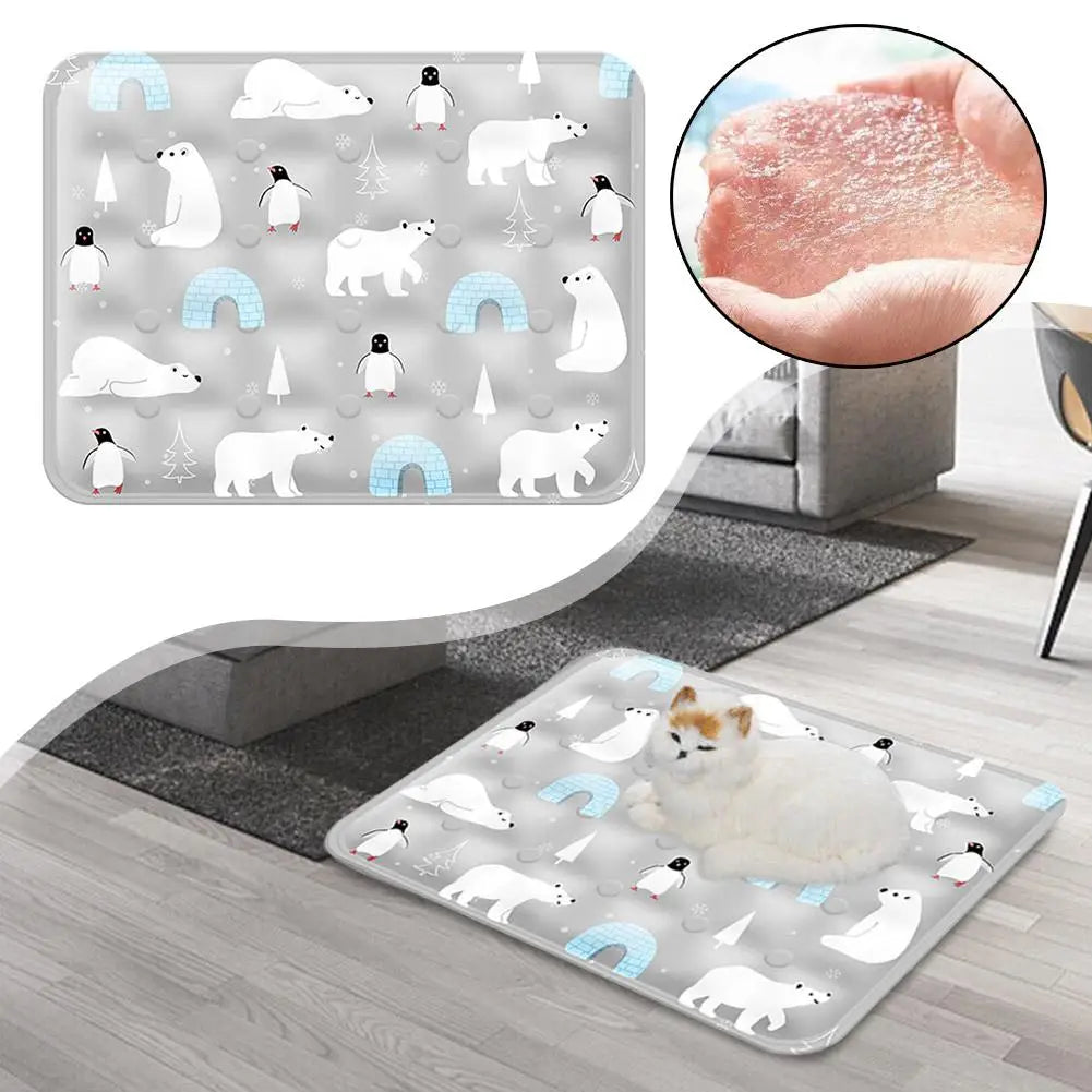 Tapis de refroidissement premium pour animaux - Confortable et élégant