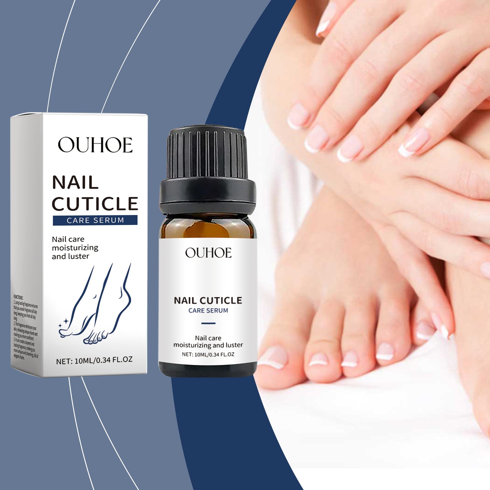 Nail Repair Essence Moisturizes Nails, Strengthens Nails, Cleans Gray Nails, Restores Nails And Nourishes Nails - Korvel