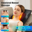 Deep Kneading Neck Shoulder Heat Relax Massage Pillow - Korvel