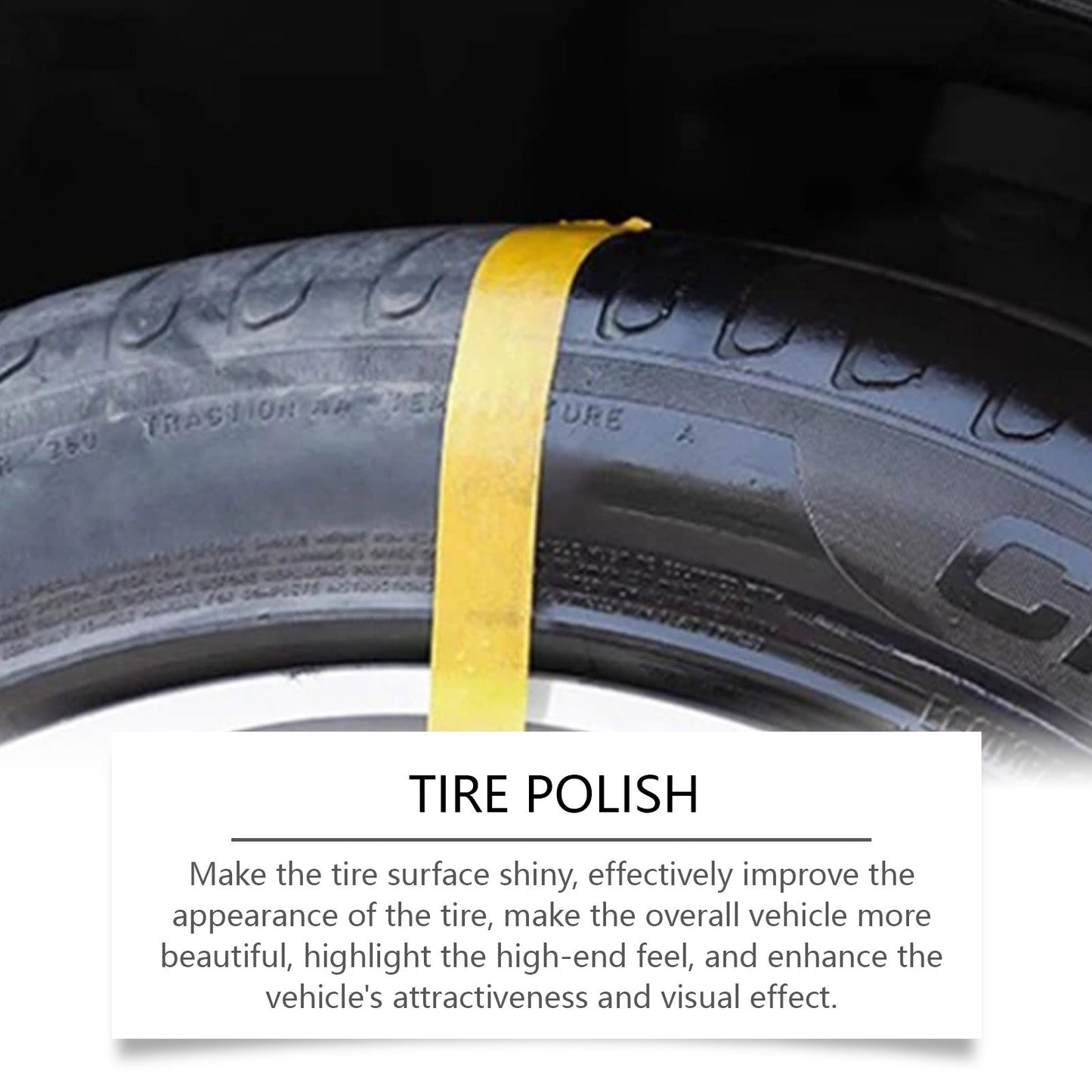 Automobile Tire Polishing Paste, Tire Cleaning, Rust Removal, Polishing, Brightening And Anti-Stain Wheel Retreading Paste - Korvel