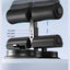 Portable Self-Suction Sit-up Bar Abdominal Core Trainer Movement Auxiliary Device Adjustable Sit Up Assistant - Korvel