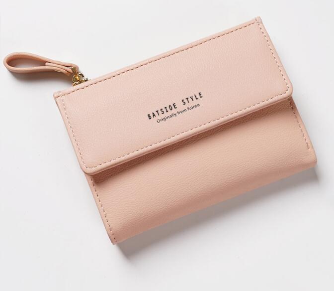 Women's Short Wallet Women's Wallet New Korean Version Small Wallet with Multiple Card Positions - Korvel