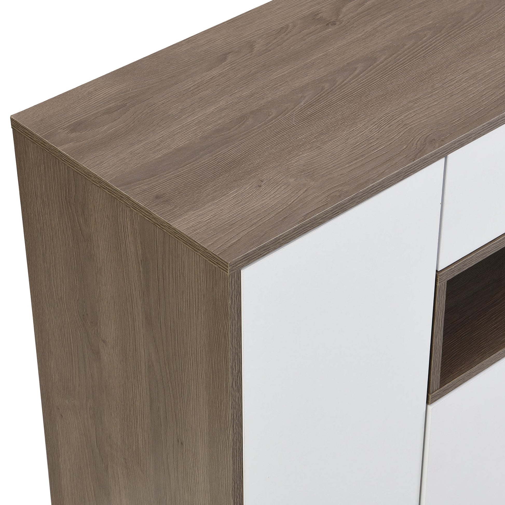 ON-TRANS 2-in-1 shoe storage platform and shoe cabinet, with soft cushioned seats and adjustable shelves, white - Korvel