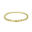 Tobillera de Corazón de Oro Amarillo de 14k - Diseño Ajustable de 2.9mm