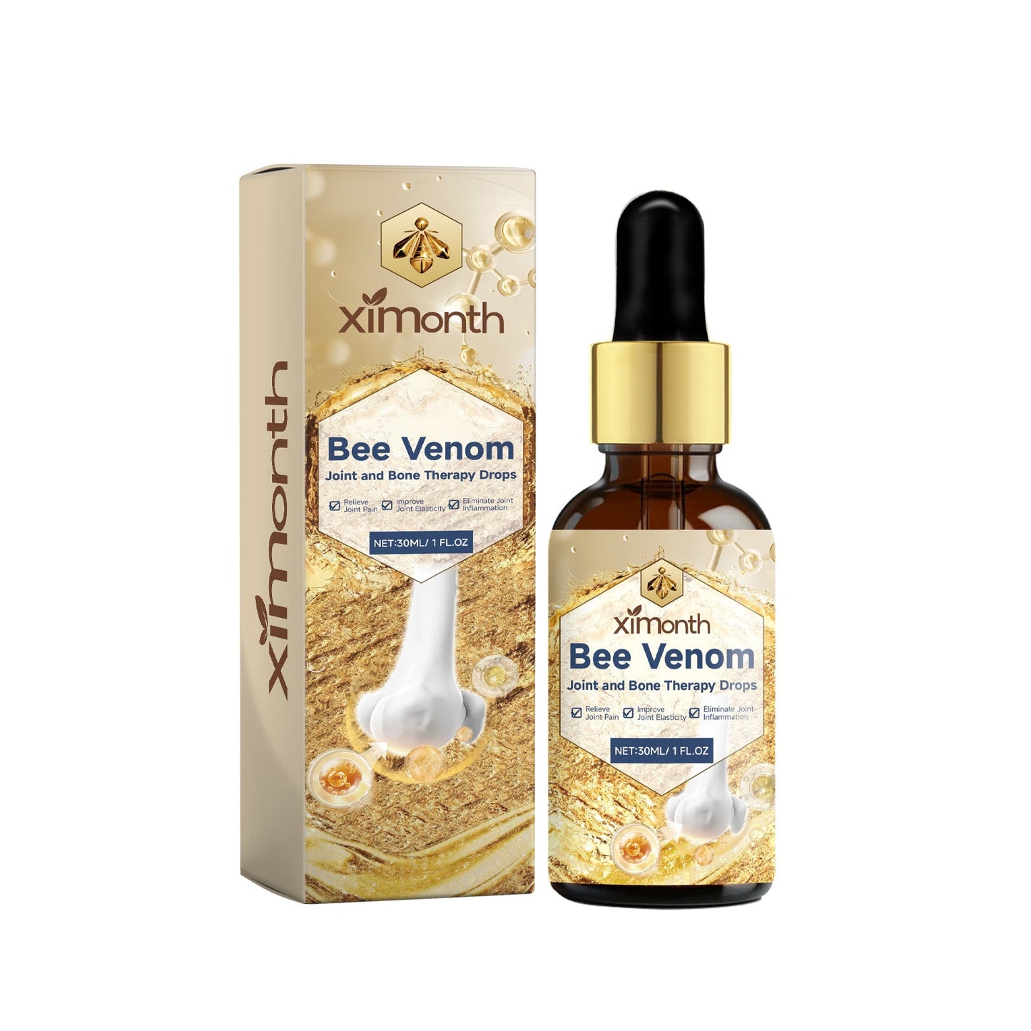 Bee Venom Joint Repair Drops Relieve Knee, Elbow And Wrist Soreness Massage Treatment Revitalize Joints - Korvel