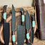 Exquisite Chef's Knife Set – 13" Handcrafted Stainless Steel Blade with Wenge Wood & Resin Handle + Premium Leather Sheath - Korvel