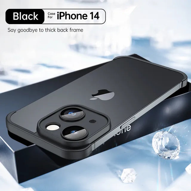Luxury With Lens Protector Corner Pad Soft Silicone Case For iPhone 15 14 Pro Max Shockproof Phone Cover For iPhone 15 12 13 14 - Korvel