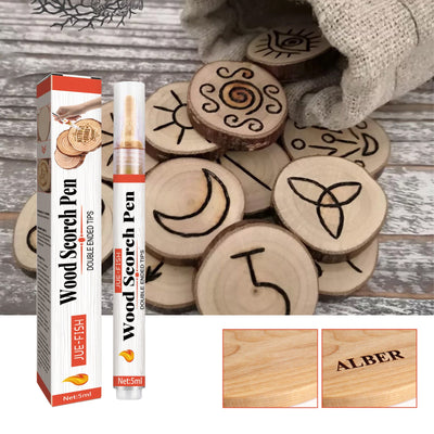 Wood Burning Pen, Children's DIY Pyrography Wood Marking Wood Burning Marker Pen - Korvel