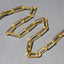 14k Yellow Gold Rounded Paperclip Chain Necklace