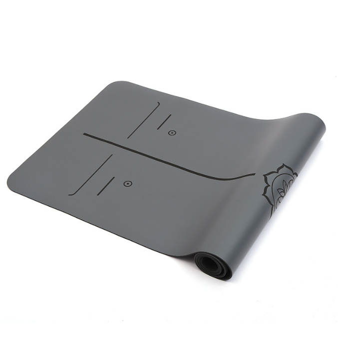Natural rubber yoga mat PU professional non-slip yoga studio dedicated fitness mat male beginner yoga thickened - Korvel