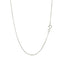 14k White Gold Polished Mini Heart Necklace