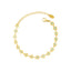 Golden Flower Blue Drip Oil Bracelet