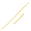 Pulsera de eslabones marineros de oro amarillo de 14k con alto pulido