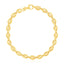 Pulsera de eslabones marineros de oro amarillo de 14k con alto pulido