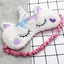 Unicorn Plush Eye Mask - Travel-Friendly Sleeping Aid