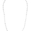 14k White Gold Necklace with Polished Circles