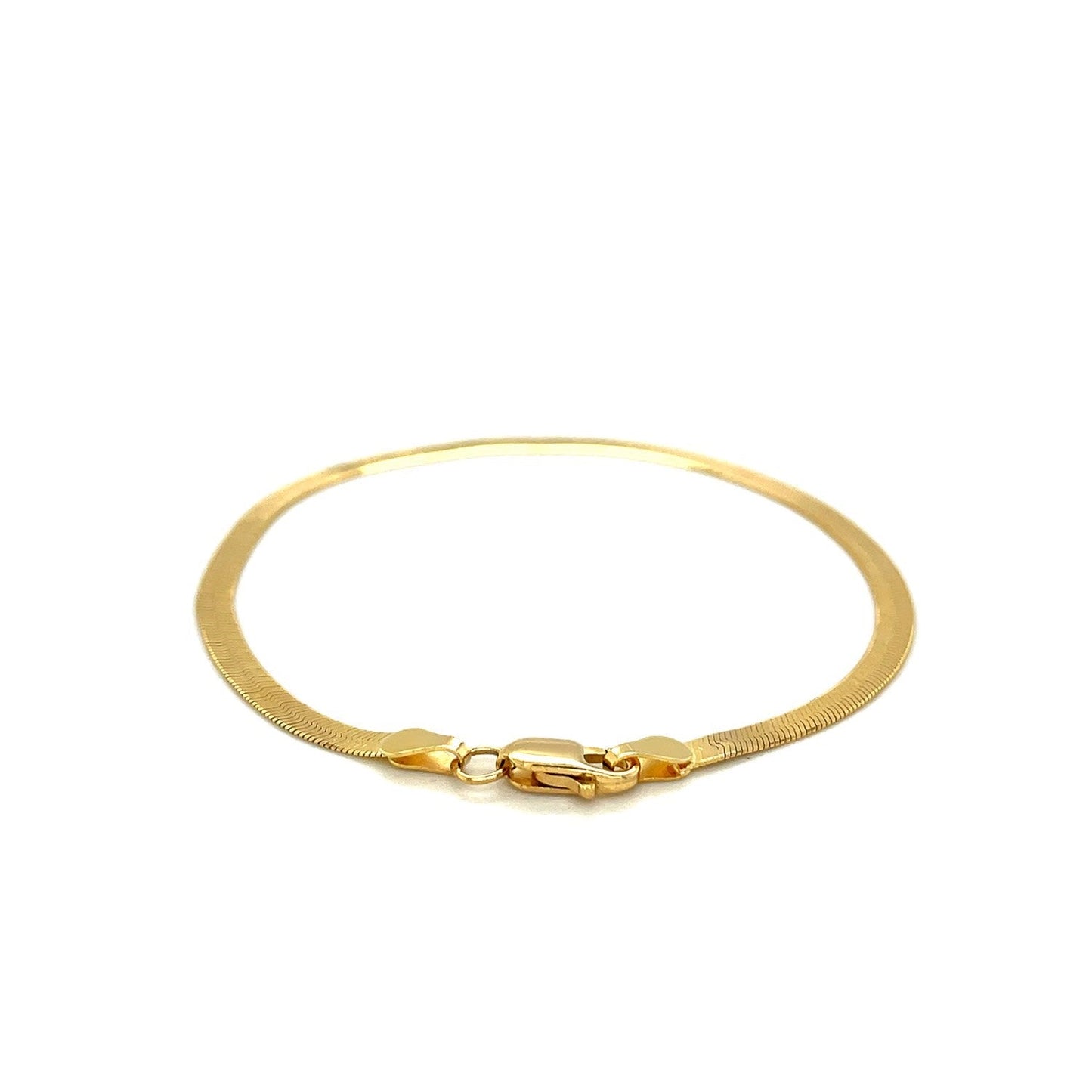 Pulsera Imperial de Espiga en Oro Amarillo de 10k