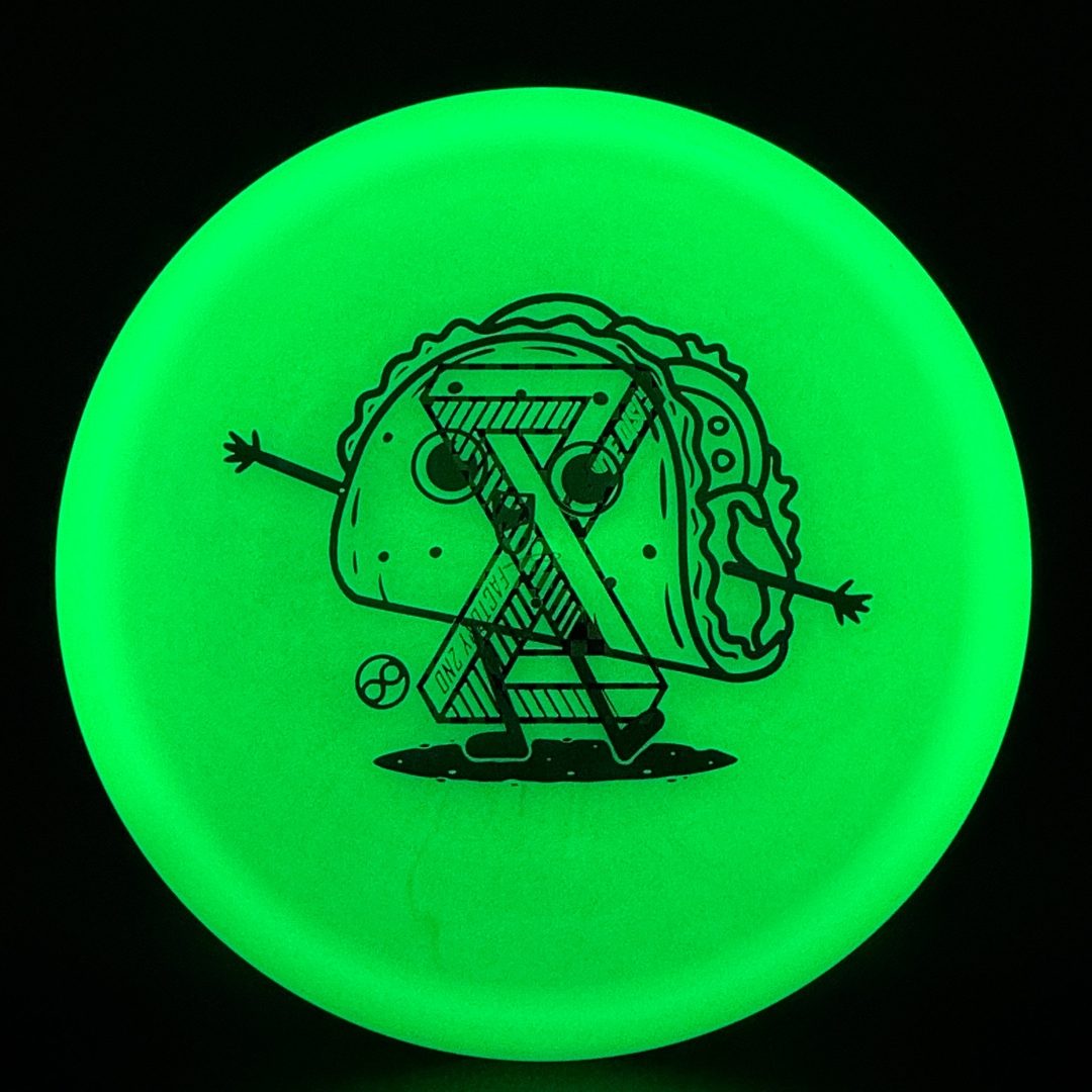 Glow C-Blend Centurion - X-Out Taco Disc Golf Driver