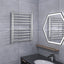 Electric Heated Towel Rack for Bathroom Wall Mounted Towel Warmer 10 Stainless Steel Bars Drying Rack - Korvel