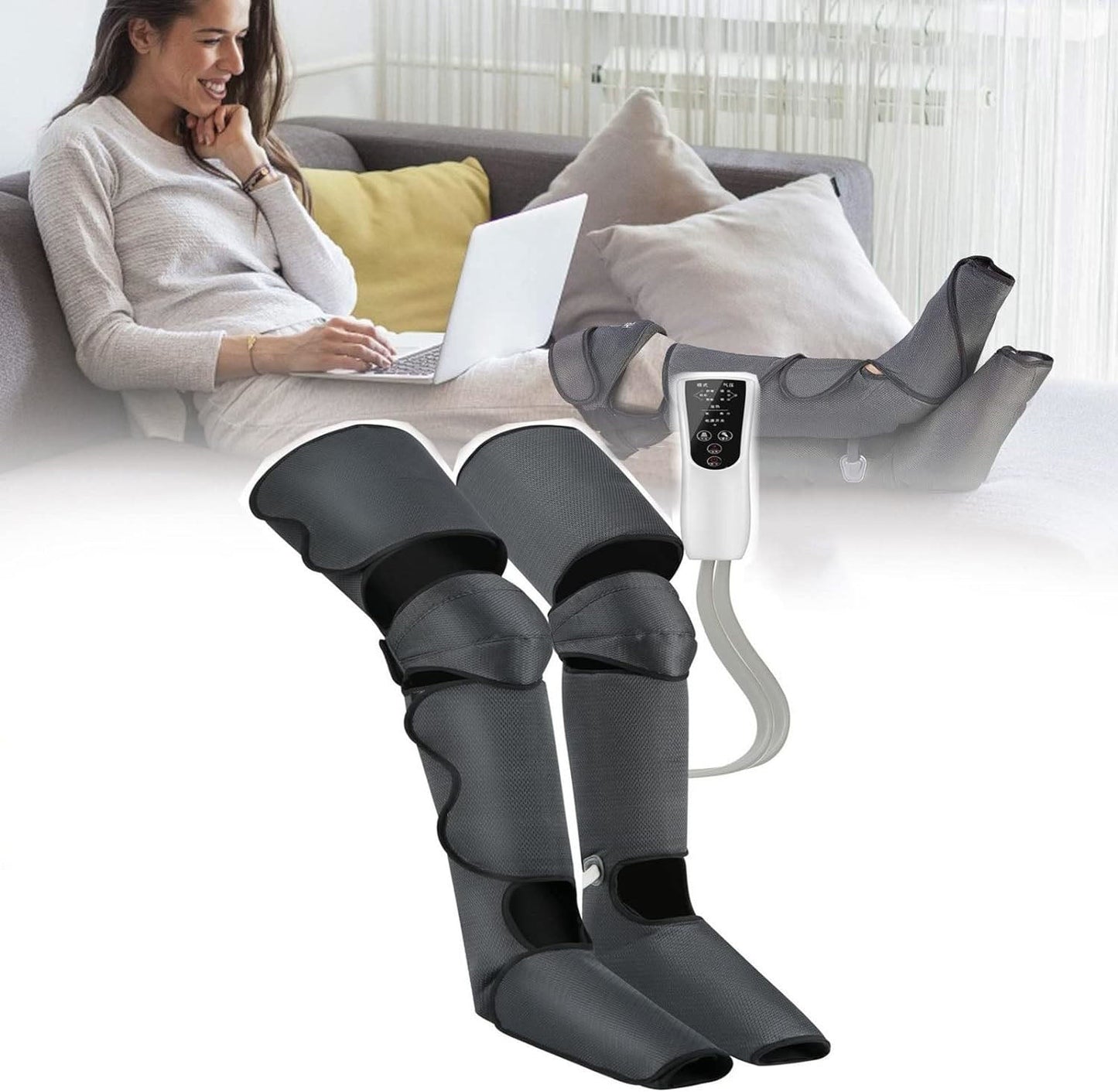 Premium Electric Leg Massager with Air Pressure and Heat
