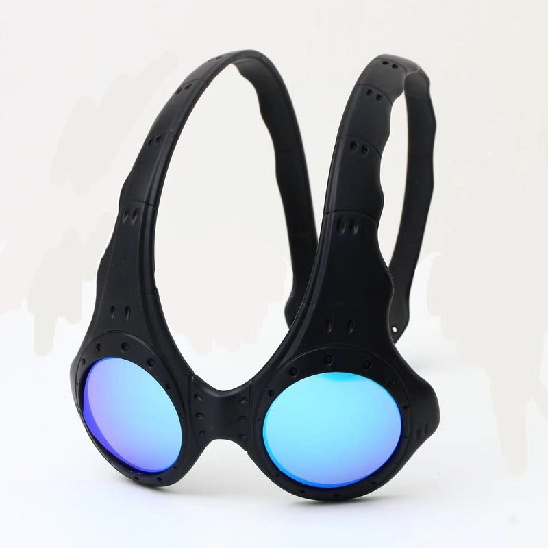 Unisex Over - The - Top Sunglasses. Ideal for outdoor cycling and sports. Fashionable retro - style metal - framed glasses. - Korvel