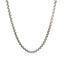 3.0mm Sterling Silver Rhodium Plated Round Box Chain