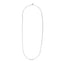 Collier en Chaîne Paperclip en Argent Sterling Plaqué Rhodium