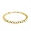 Bracelet Miami Cuban semi-solide en or jaune 10k - 6,60 mm