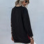 Leopard Contrast Long Sleeve Sweatshirt - Korvel