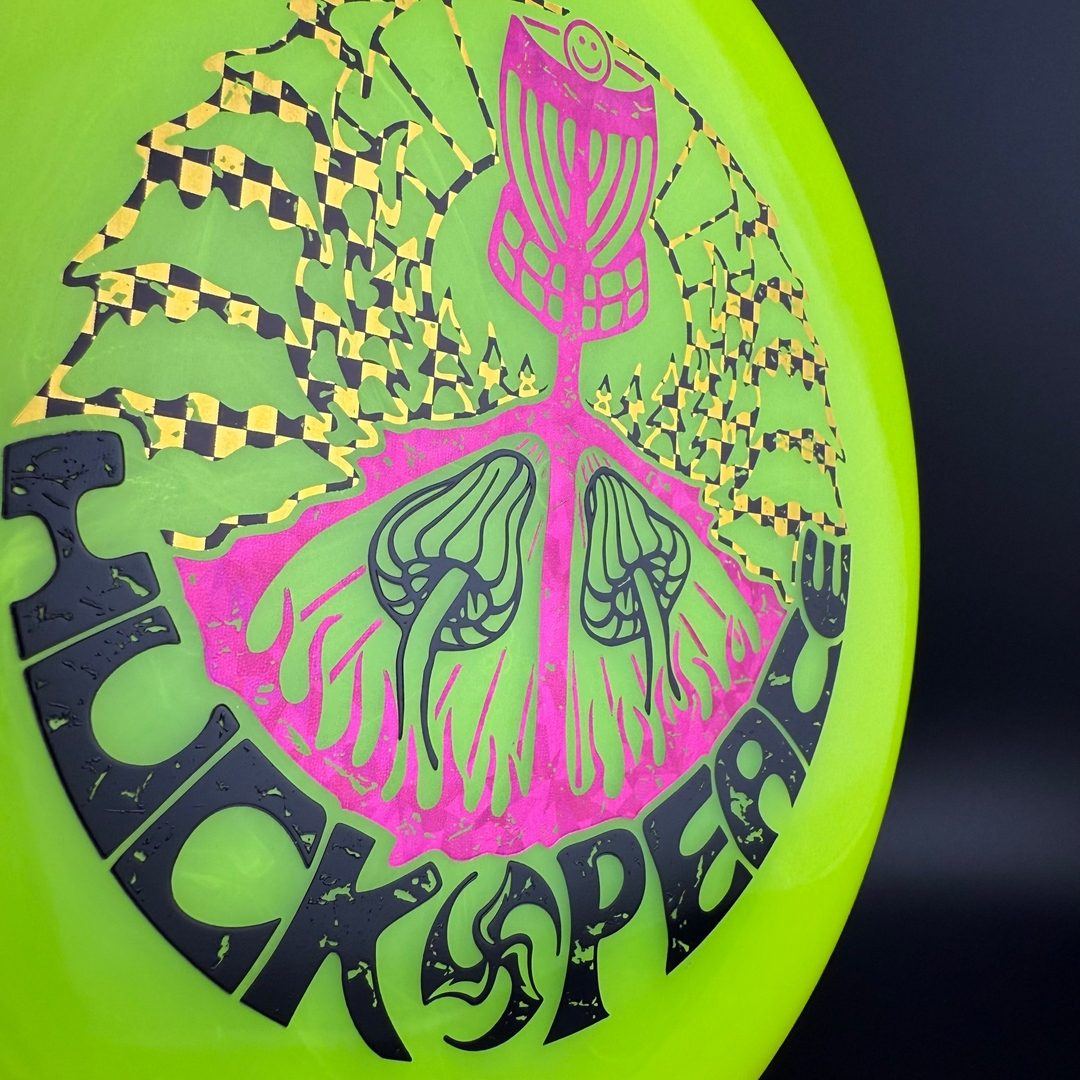 Soft Neo Spore - Huk Lab Peace Triple Foil Stamp Disc