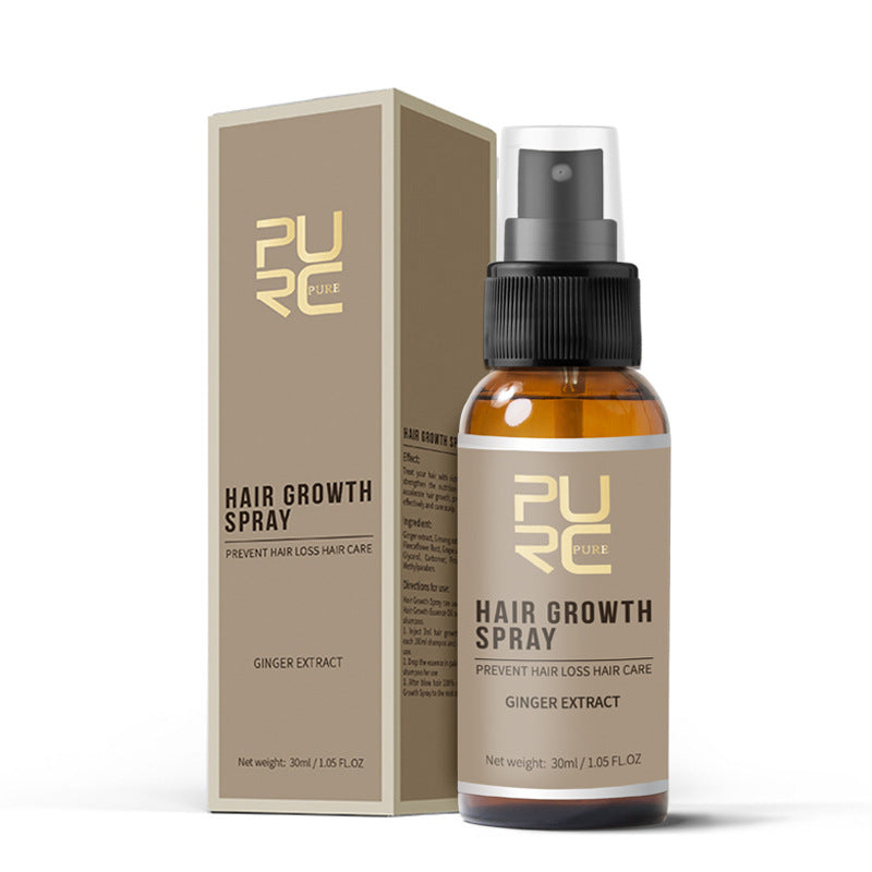 Spray de Crecimiento Capilar con Esencia Natural de Jengibre Purc - 30ml