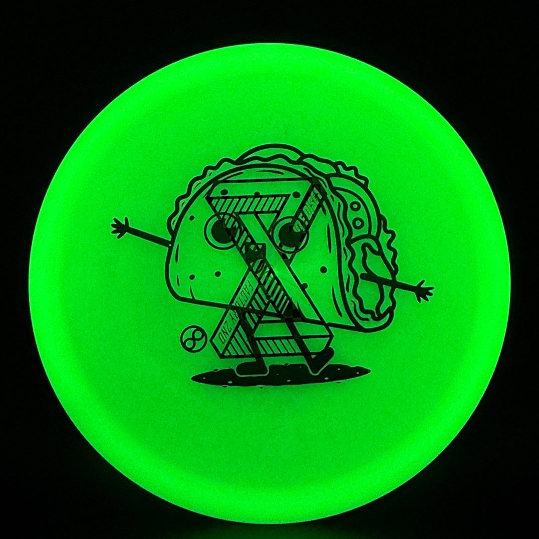 Glow C-Blend Centurion - X-Out Taco Disc Golf Driver
