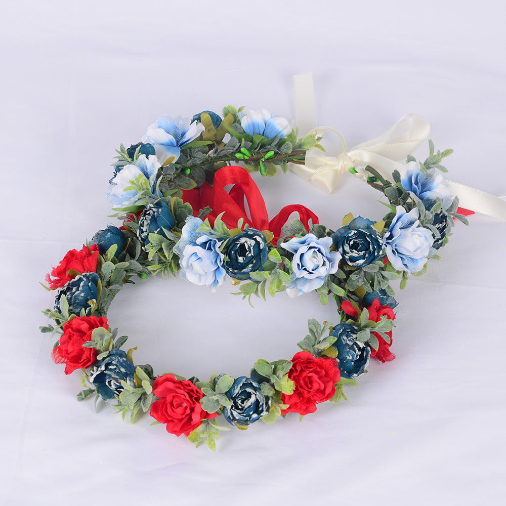 Couronne de Fleurs Artisanale pour Mariée