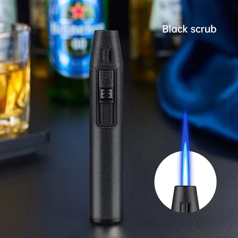 Mini Spray Gun Butane Lighter - Adjustable Blue Flame
