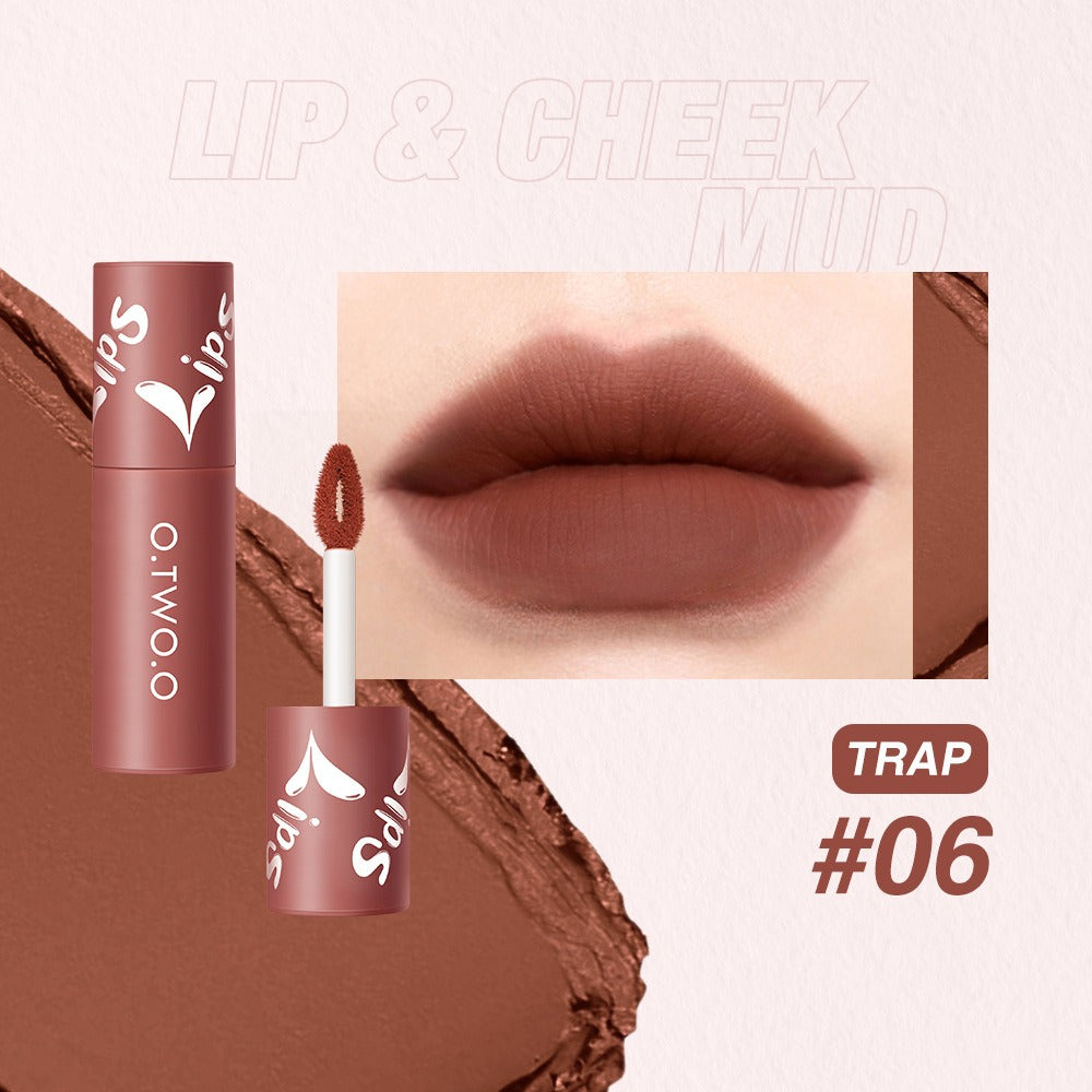 O.TWO.O Lip Clay Matte Dual-Use Lipstick & Blusher