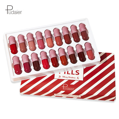 Pudaier Mini Cápsula Glaze Labial - Colección Velvet Fog