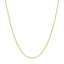 14k Yellow Gold Round Cable Link Chain - 1.3mm