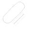 Chaîne en Argent Sterling Plaqué Rhodium - 3,0 mm