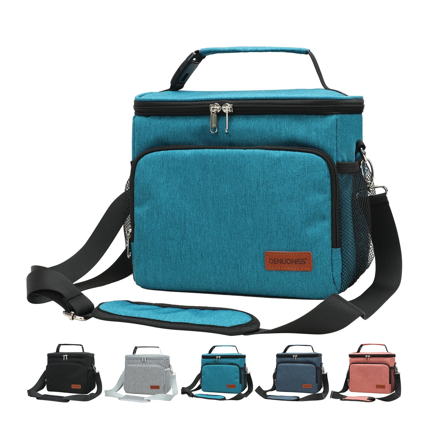 Fashionable and simple outdoor aluminum film waterproof and heat-insulating portable lunch box lunch bag lunch bag - Korvel