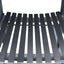 wooden porch rocker chair BLACK - Korvel